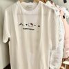 Korean Style 25SS Casual Loose Kitty Print Round Neck Short Sleeve Cotton T-Shirt - Versatile Fashion Staple for Every Wardrobe