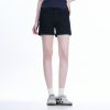 Korean Style Black High-Waisted Ultra-Short Denim Shorts for Women - Slimming Summer Elastic Rolled-Edge Hot Pants