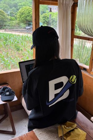 Korean Style Casual Letter Print Short Sleeve T-Shirt for Women - Versatile Loose Fit, Pure Cotton, Minimalist Design