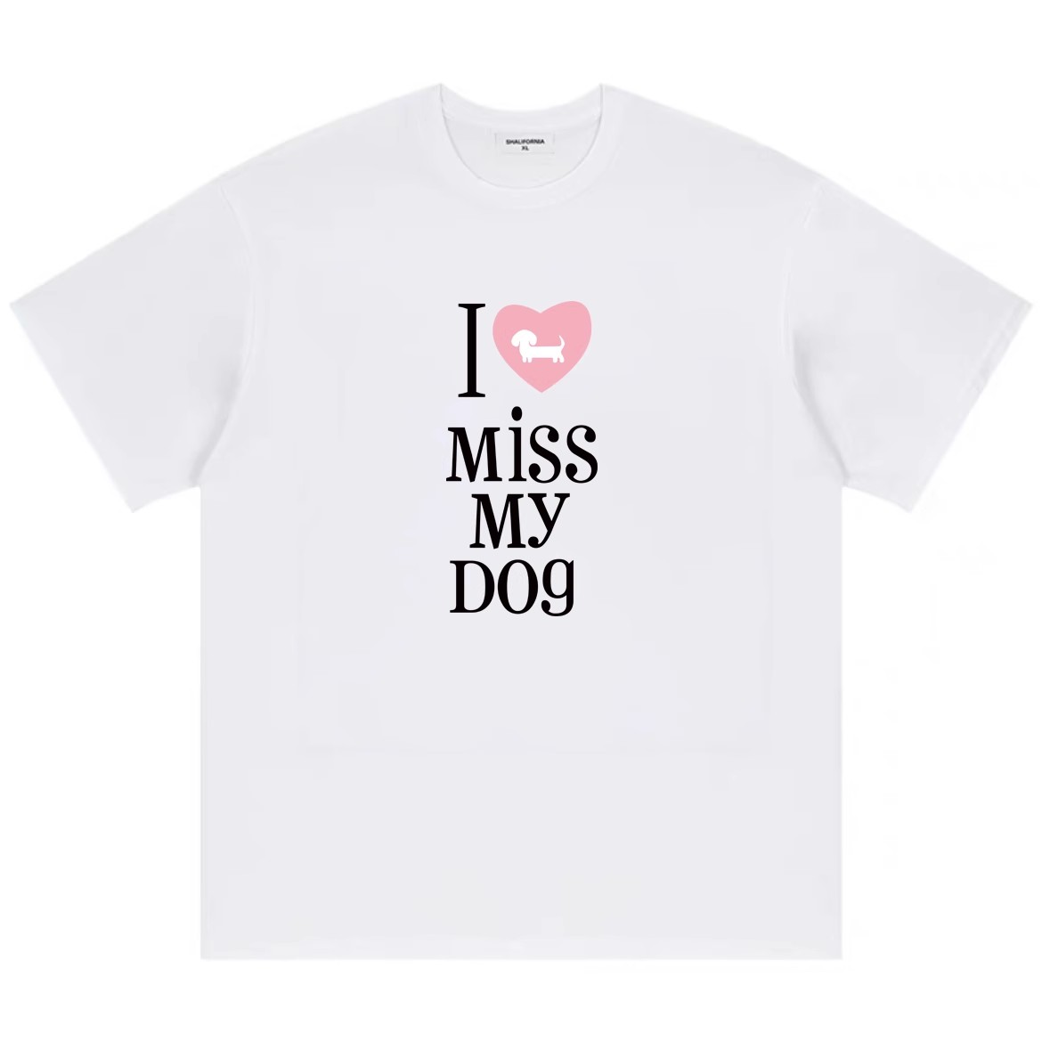 Korean Style Casual Loose Fit Color-Blocking Top with Youthful Dog Cartoon Print - Pure Cotton Comfort Korean Style Casual Loose Fit Color-Blocking Top with Youthful Dog Cartoon Print - Pure Cotton Comfort