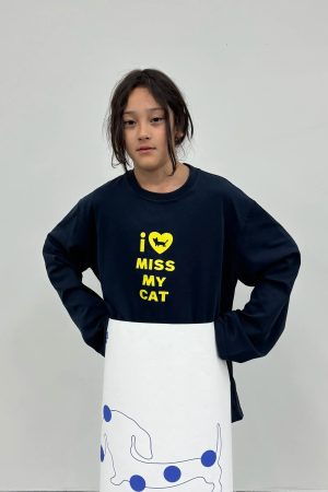 Korean Style Casual Printed Long Sleeve T-Shirt for Pets - Age-Reducing Design, Versatile Pure Cotton for Autumn and Winter