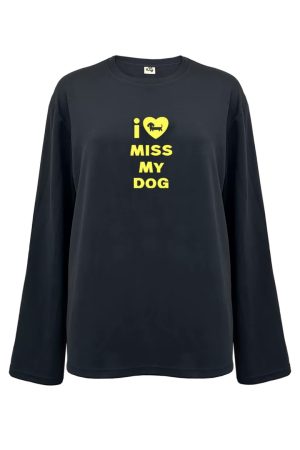 Korean Style Casual Printed Long Sleeve T-Shirt for Pets - Age-Reducing Design, Versatile Pure Cotton for Autumn and Winter