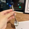 Korean Style Ceramic Round Ball Spoon for Instagram Aesthetic Coffee Cups - Cute and Creative Kitchen Decor