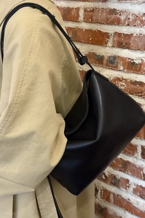 Korean-Style High-End Soft Leather Tote Bag 2025 - Minimalist Shoulder & Crossbody Handbag for Niche Fashion Lovers