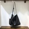 Korean Style Large Capacity Casual Soft Leather Tote Bag for Spring Summer - Versatile Commuter Shoulder Crossbody Bag