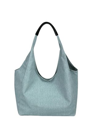 Korean Style Large Capacity Denim Tote Bag for Women - Trendy Shoulder Underarm Bag for Students and Commuters
