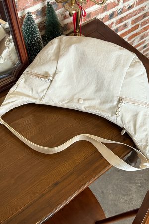 Korean Style Large-Capacity Nylon Tote Bag for Women - 2025 High-End Shoulder Crossbody Bag