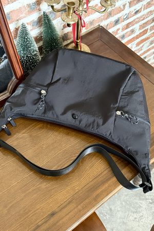 Korean Style Large-Capacity Nylon Tote Bag for Women - 2025 High-End Shoulder Crossbody Bag