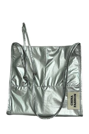 Korean Style Large Capacity Tote Bag - Versatile Shoulder Crossbody Bag for Commuting and Daily Use