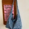 Korean-Style Leopard Print Canvas Tote Bag - Large Capacity Versatile Shoulder Bag for Commuting and Daily Use