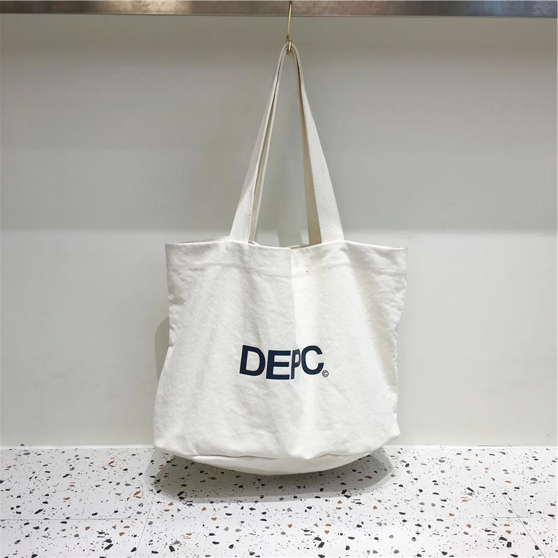 Korean Style Letter Canvas Tote Bag - Large Capacity Casual Shoulder Bag for Everyday Use Korean Style Letter Canvas Tote Bag - Large Capacity Casual Shoulder Bag for Everyday Use