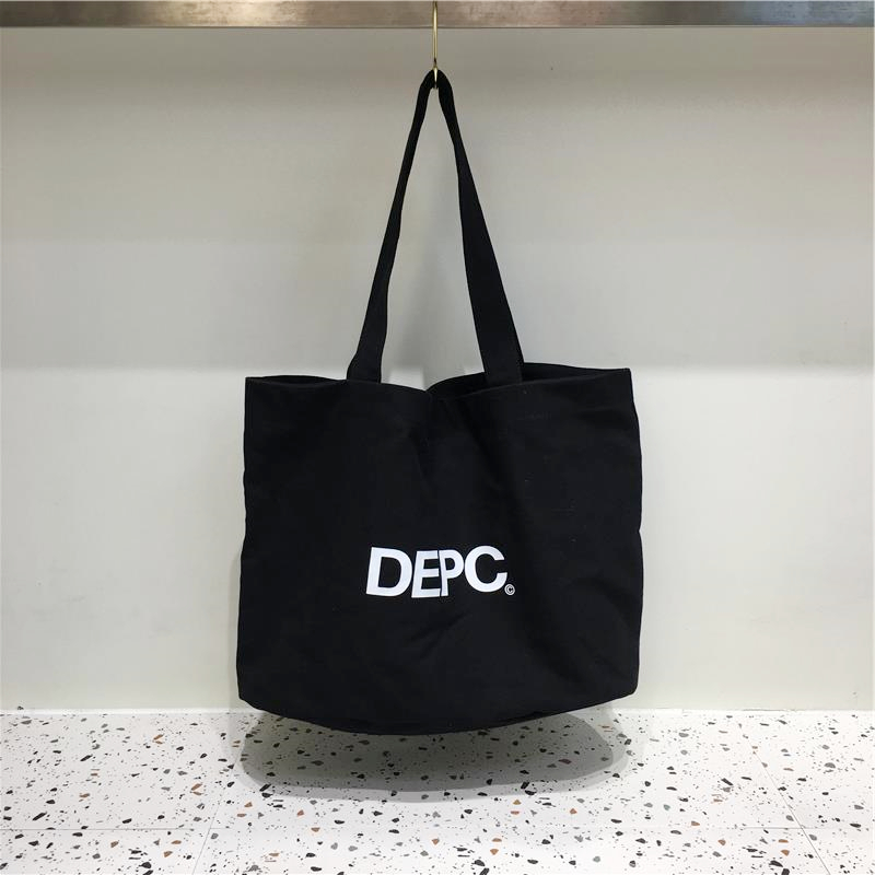 Korean Style Letter Canvas Tote Bag - Large Capacity Casual Shoulder Bag for Everyday Use Korean Style Letter Canvas Tote Bag - Large Capacity Casual Shoulder Bag for Everyday Use