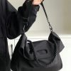 Korean Style Nylon Shoulder Bag for Women, Versatile Large Capacity Tote for Commuting, Classes, and Everyday Use