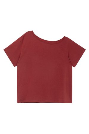 Korean Style Off-Shoulder Loose T-Shirt for Women - Summer 2025 Slimming Top with High-End Feel, Casual Fashion Essential