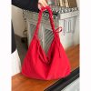 Korean-Style Pleated Drawstring Cloud Bag - Large Capacity Lazy Shoulder Crossbody Canvas Bag for Commuters