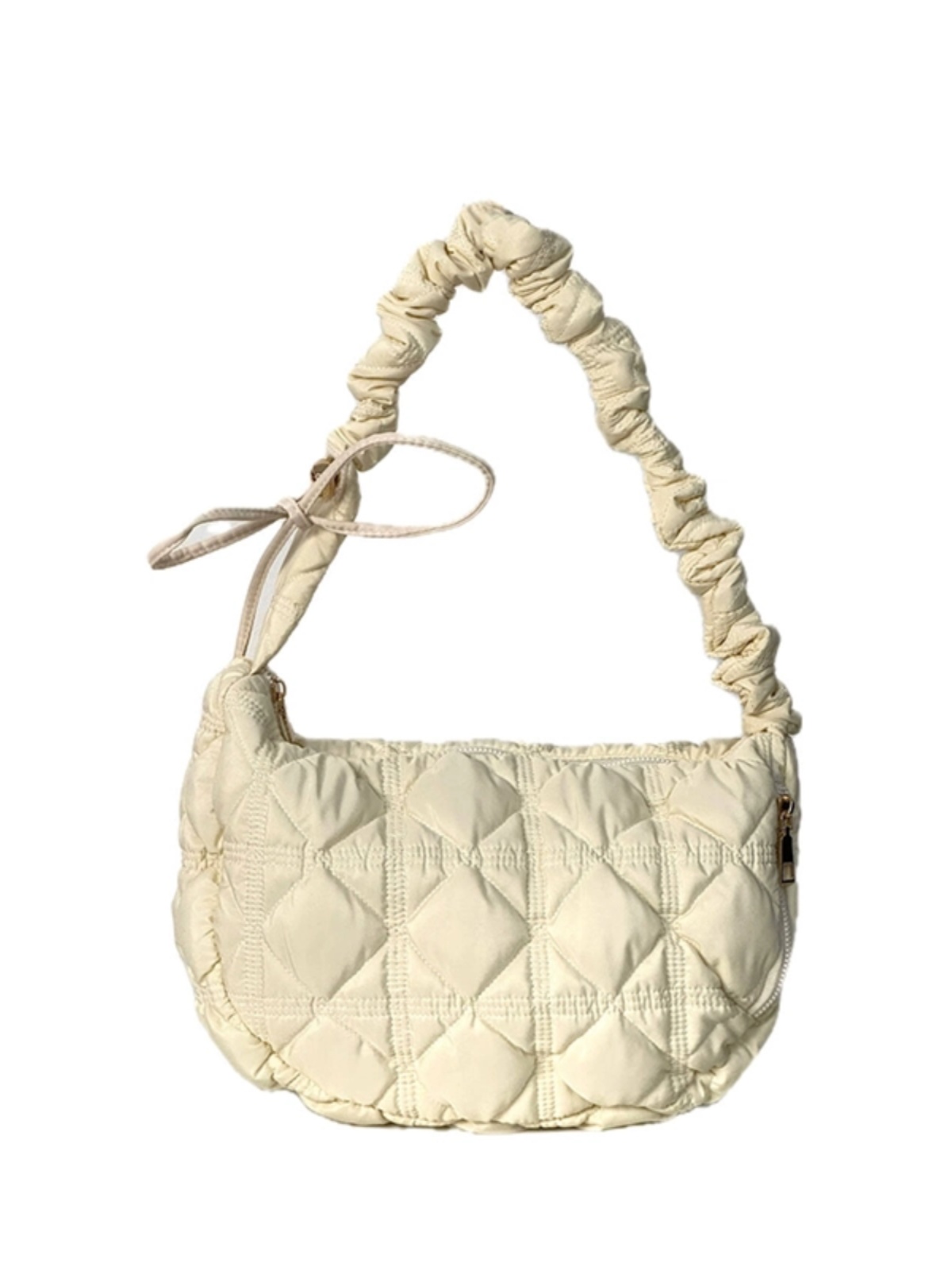 Korean-Style Pleated Dumpling Bag for Women, Large Capacity Lightweight Cloud Underarm Crossbody Bag Korean-Style Pleated Dumpling Bag for Women, Large Capacity Lightweight Cloud Underarm Crossbody Bag