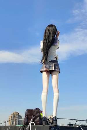 Korean-Style Pudding Bear Bodycon Top for Women - Slimming Summer Uniform in Sweet and Spicy College Style