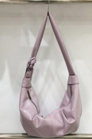 Korean-Style Retro Soft Leather Dumpling Bag - Large Capacity, Wrinkled Design, Casual Versatile Shoulder & Crossbody Bag