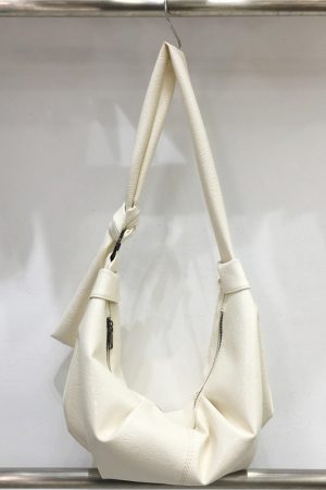 Korean-Style Retro Soft Leather Dumpling Bag - Large Capacity, Wrinkled Design, Casual Versatile Shoulder & Crossbody Bag