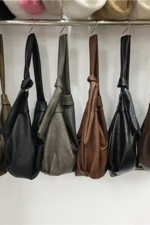 Korean-Style Retro Soft Leather Dumpling Bag - Large Capacity, Wrinkled Design, Casual Versatile Shoulder & Crossbody Bag