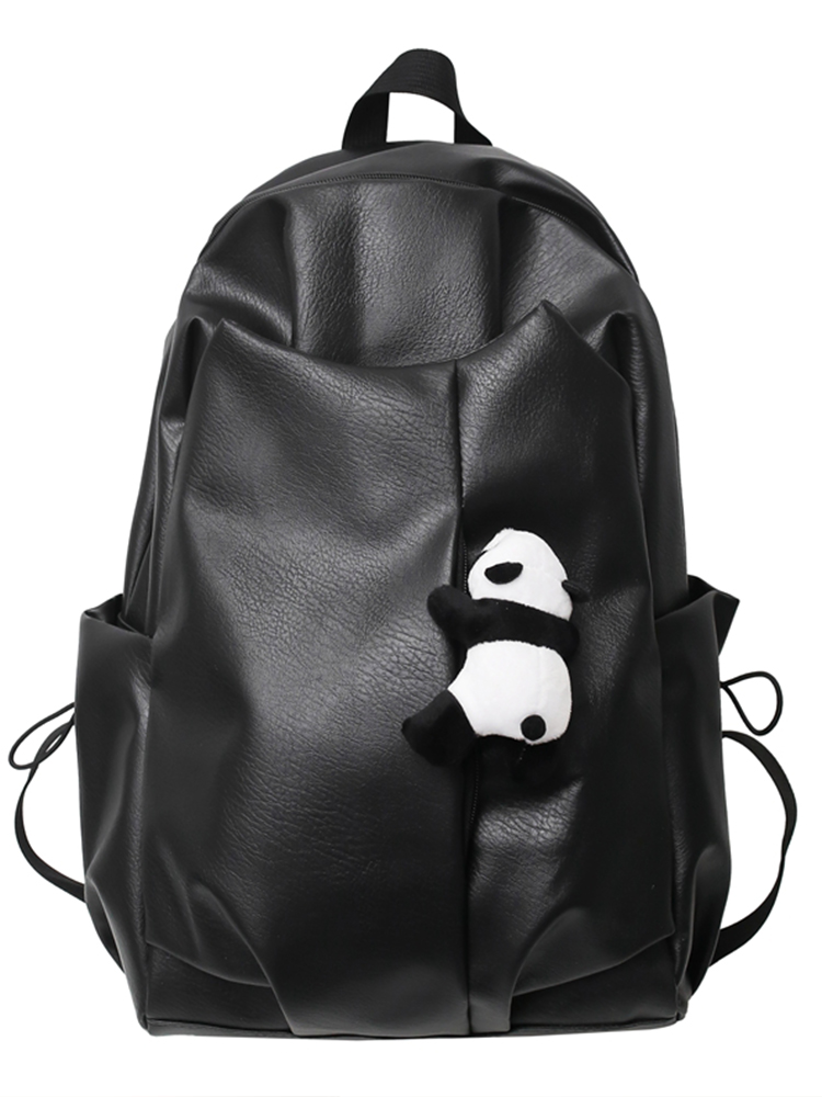 Korean-Style Soft Leather Laptop Backpack for Men & Women, Large Capacity Dual-Use High-End Student Book Bag Korean-Style Soft Leather Laptop Backpack for Men & Women, Large Capacity Dual-Use High-End Student Book Bag