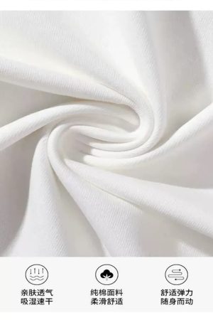 Korean Style Striped Patchwork Polo Collar White Short Sleeve T-Shirt for Women - Summer 2023 Trendy College Top