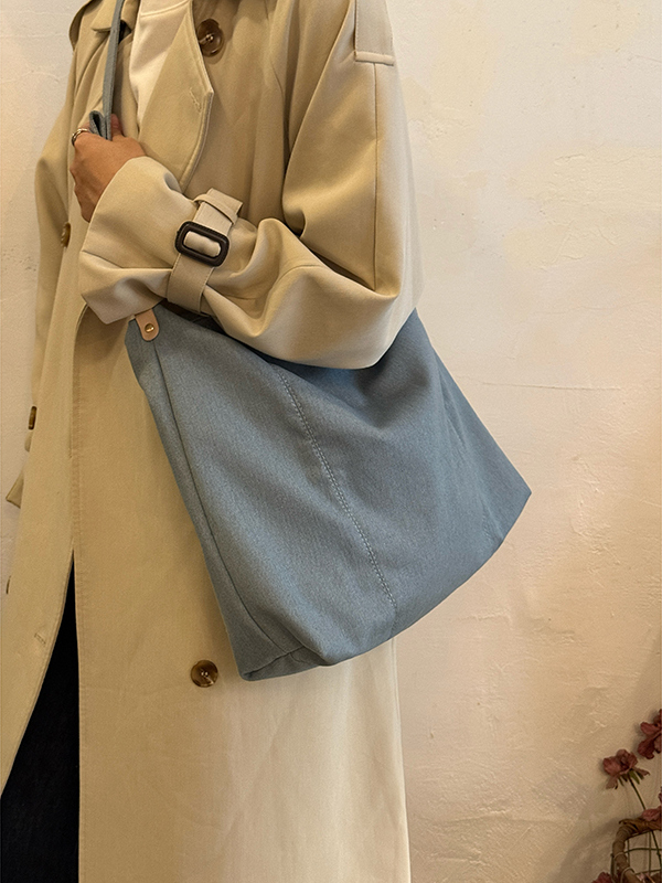 Korean-Style Vintage Large Capacity Denim Tote Bag for Women - 2025 Commuting Shoulder & Niche Crossbody Bag Korean-Style Vintage Large Capacity Denim Tote Bag for Women - 2025 Commuting Shoulder & Niche Crossbody Bag