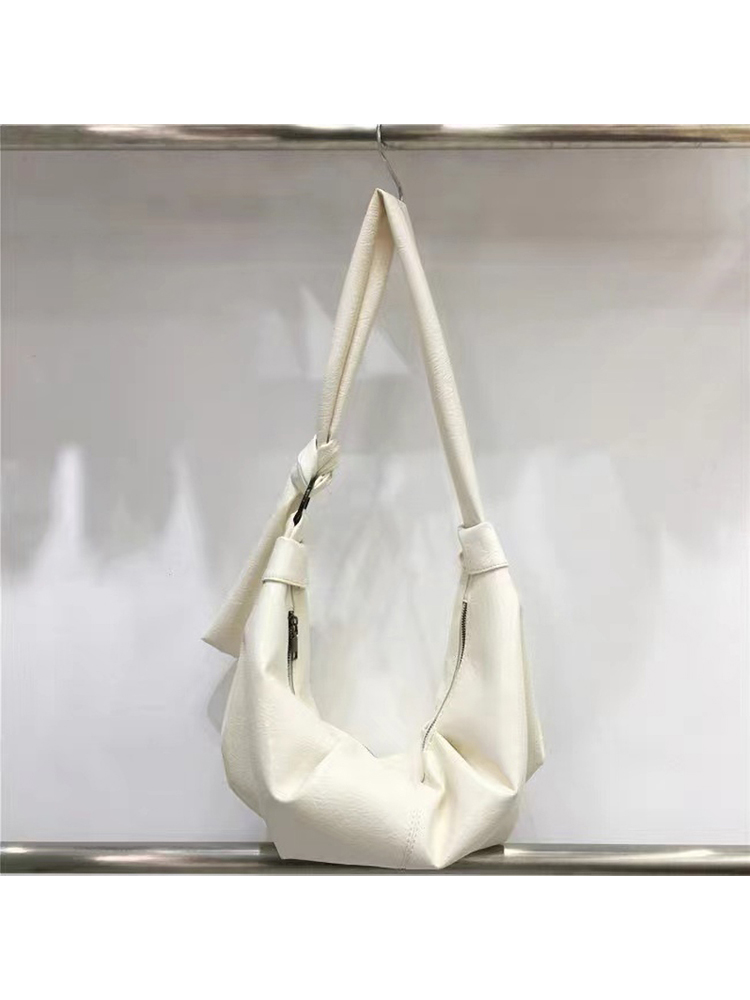 Korean Style Vintage Soft Leather Dumpling Bag - Large Capacity Casual Crossbody Shoulder Bag for Everyday Use Korean Style Vintage Soft Leather Dumpling Bag - Large Capacity Casual Crossbody Shoulder Bag for Everyday Use