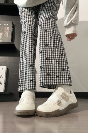 Korean Style Women's Versatile Breathable White Velcro Sneakers - Niche Design for Spring and Summer