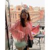 Lace Edge Chiffon Cardigan for Women - Sheer Plus Size Sun Protection Top, Thin and Airy for Spring and Summer Fashion