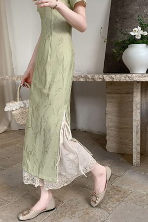 Lace Leggings with Anti-Exposure Lining, Cotton-Linen Wide-Leg Pants for Women, Layered Style for Hanfu and Qipao, Trendy Fashion Essential