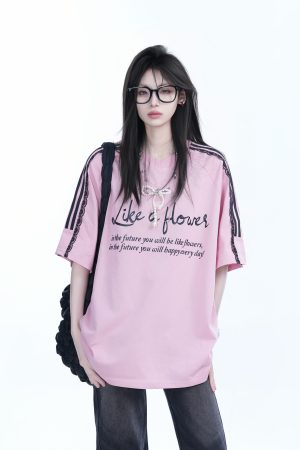 Lace Splicing Pearl Bow Short Sleeve T-Shirt for Women, Loose Half Sleeve Top, Elegant 90s-Inspired Fashion