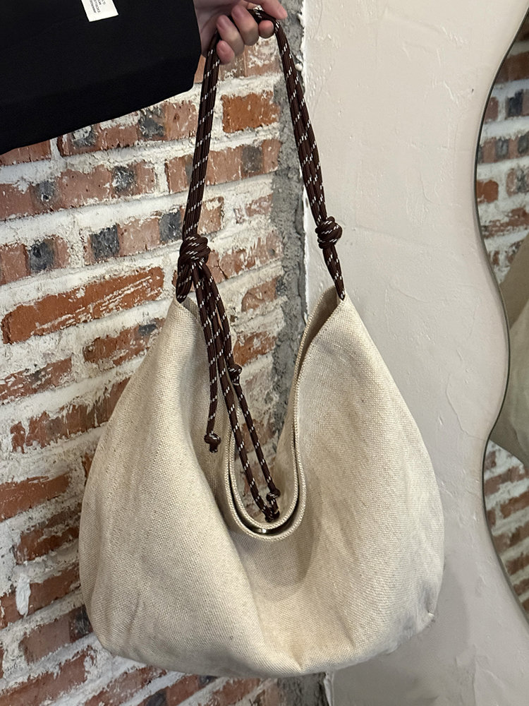 Large Capacity Casual Pastoral Tote Bag for Women - Versatile Linen Shoulder & Handheld Bag with Niche Design Large Capacity Casual Pastoral Tote Bag for Women - Versatile Linen Shoulder & Handheld Bag with Niche Design