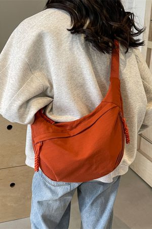 Large Capacity Commuter Tote Bag 2024 - Versatile Dumpling Crossbody Shoulder Bag for Women - Sporty Underarm Style