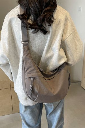 Large Capacity Commuter Tote Bag 2024 - Versatile Dumpling Crossbody Shoulder Bag for Women - Sporty Underarm Style