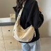 Large Capacity Commuter Tote Bag 2024 - Versatile Dumpling Crossbody Shoulder Bag for Women - Sporty Underarm Style