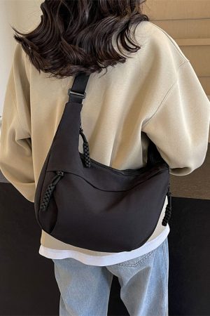 Large Capacity Commuter Tote Bag 2024 - Versatile Dumpling Crossbody Shoulder Bag for Women - Sporty Underarm Style
