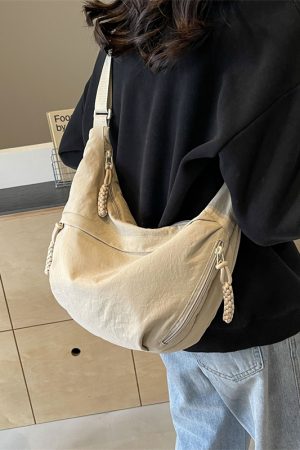 Large Capacity Commuter Tote Bag 2024 - Versatile Dumpling Crossbody Shoulder Bag for Women - Sporty Underarm Style