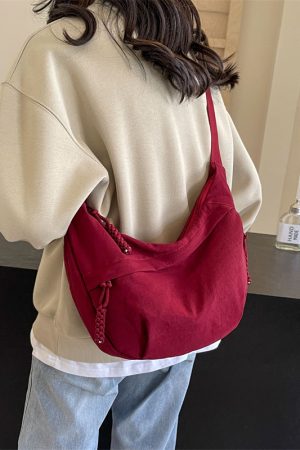 Large Capacity Commuter Tote Bag 2024 - Versatile Dumpling Crossbody Shoulder Bag for Women - Sporty Underarm Style