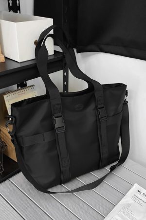 Large Capacity Crossbody Bag - 2025 Summer Shoulder Tote for Students & Laptops - Stylish and Practical Design