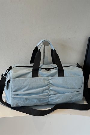 Large Capacity Crossbody Sports Fitness Bag with Dry Wet Separation - Travel Tote for Outdoor Luggage Storage