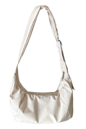 Large Capacity Dumpling Crossbody Bag for Women - 2024 Autumn Winter Down Cotton, Simple & Versatile Shoulder Bag