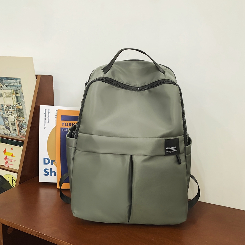 Large Capacity French Double Shoulder Bag - Simple Sports Backpack for Students & Travel - Versatile School Bag for Short Trips Large Capacity French Double Shoulder Bag - Simple Sports Backpack for Students & Travel - Versatile School Bag for Short Trips