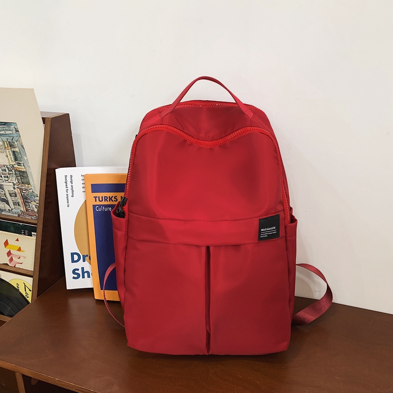 Large Capacity French Double Shoulder Bag - Simple Sports Backpack for Students & Travel - Versatile School Bag for Short Trips Large Capacity French Double Shoulder Bag - Simple Sports Backpack for Students & Travel - Versatile School Bag for Short Trips