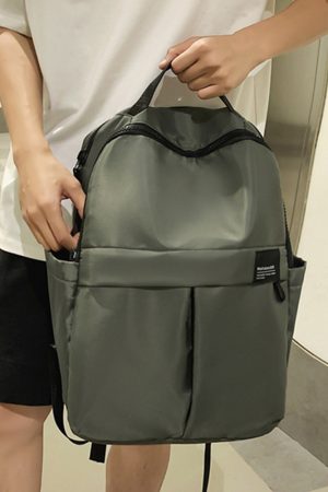 Large Capacity French Double Shoulder Bag - Simple Sports Backpack for Students & Travel - Versatile School Bag for Short Trips