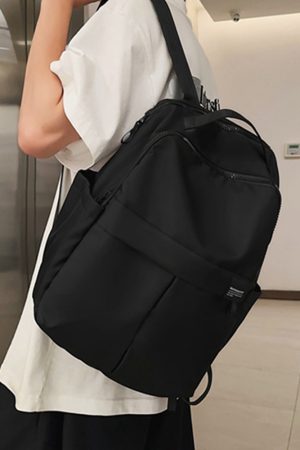 Large Capacity French Double Shoulder Bag - Simple Sports Backpack for Students & Travel - Versatile School Bag for Short Trips