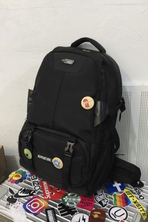 Large Capacity French Sports Backpack, Double Shoulder Student Bag, Travel Computer Bag for School and Classes