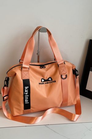 Large Capacity Handheld and Crossbody Luggage Bag with Wet-Dry Separation for Sports, Fitness, Travel, and Maternity - Versatile and Fashionable