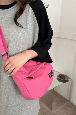 Large Capacity Harajuku Retro Casual Canvas Bag - Waterproof Dumpling Crossbody Bag for College Students and Women