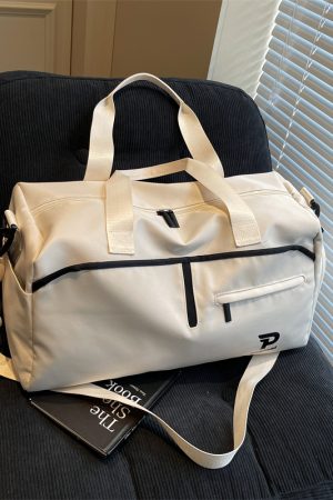 Large Capacity Lightweight Women's Tote Bag - 2025 Fashion Travel Bag for Short Trips, Gym, and Sports